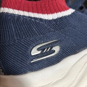 Skechers Navy and Red Athletic Shoes